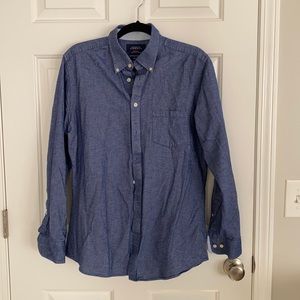 Blue chambray button down
